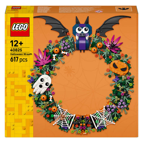 Lego halloweenkrans halloween decoratie bouwpakket voor kinderen en tieners 40825