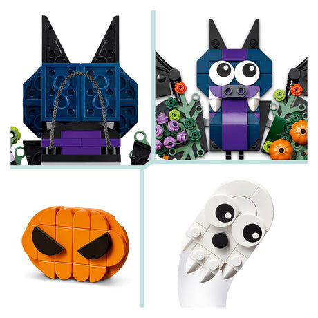 Lego halloweenkrans halloween decoratie bouwpakket voor kinderen en tieners 40825