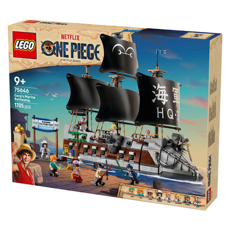 Lego one piece het slagschip van garp