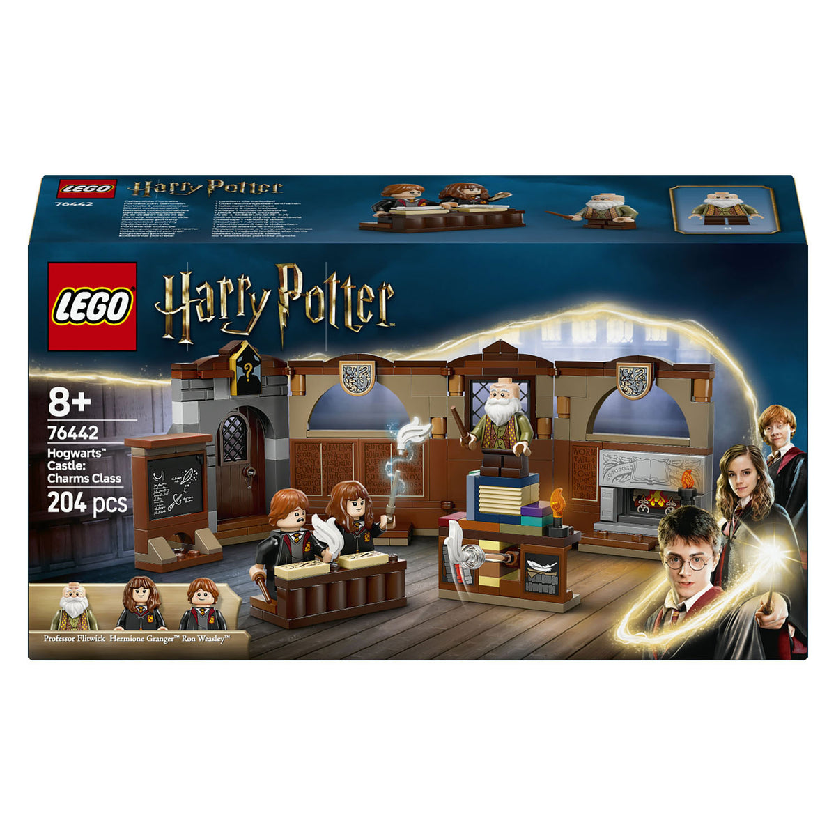 Lego harry potter kasteel zweinstein: toverspreukenles speelgoed voor 8 jaar en ouder 76442