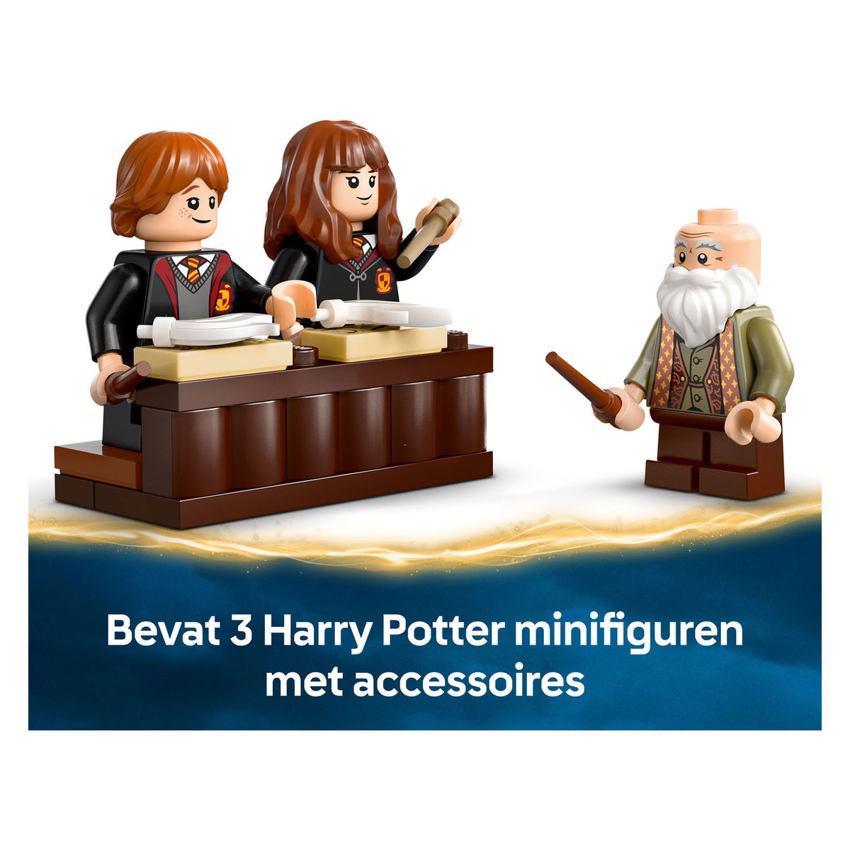 Lego harry potter kasteel zweinstein: toverspreukenles speelgoed voor 8 jaar en ouder 76442