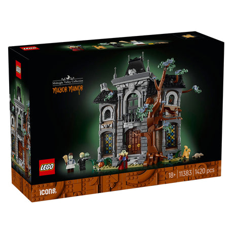 Lego icons burgemeestershuis - griezelig landhuis bouwpakket voor volwassenen 11383