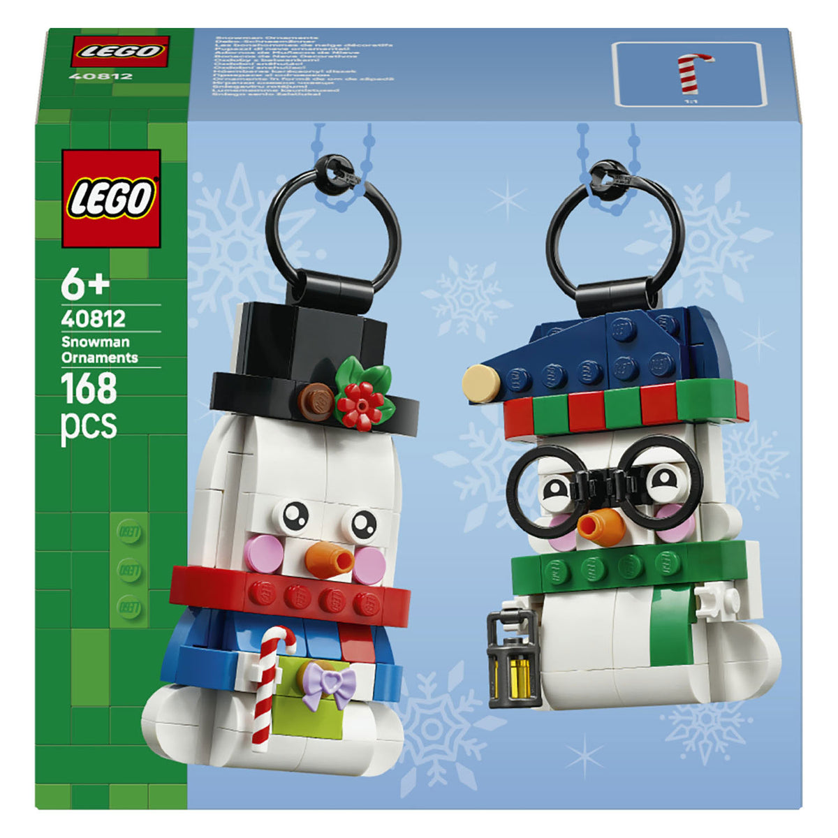 Lego kerst 40812 - sneeuwpopornamenten