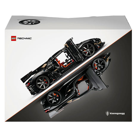 Lego ® technic koenigsegg sadair's spear megacar - technische bouwset voor volwassenen - 42232