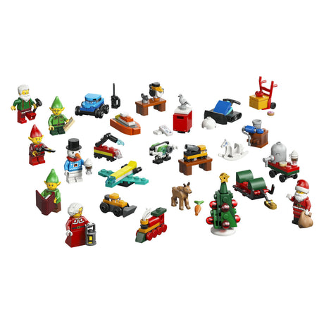 Lego city adventskalender 2026 werkplaats van de kerstman speelgoed voor kinderen - 60510