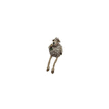 Funny schaap met bungelbeentjes 13cm