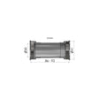 Elvedes bracketset press fit bot.bracket press fit 41mm bb86-92 shim.