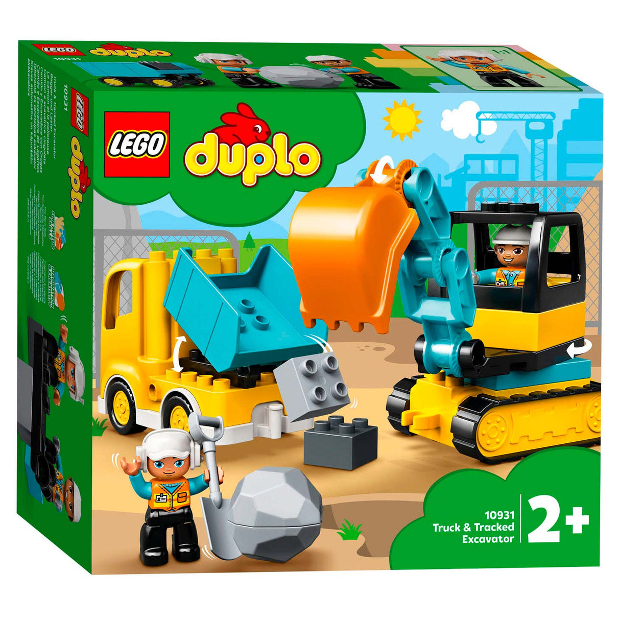 Lego duplo lego duplo 10931 backavator s housenkami