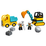 LEGO DUPLO LEGO DUPLO 10931 ESCAVATORE DI TRUCK con Caterpillari