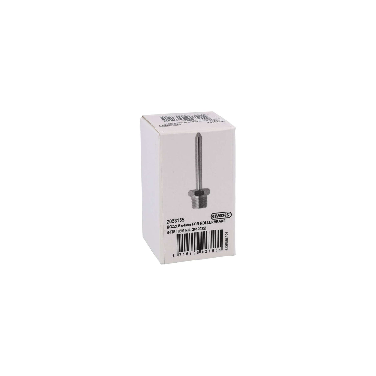 Elvedes vetspuit spuitnaald 5cm 4mm voor rollerbrake 2023155