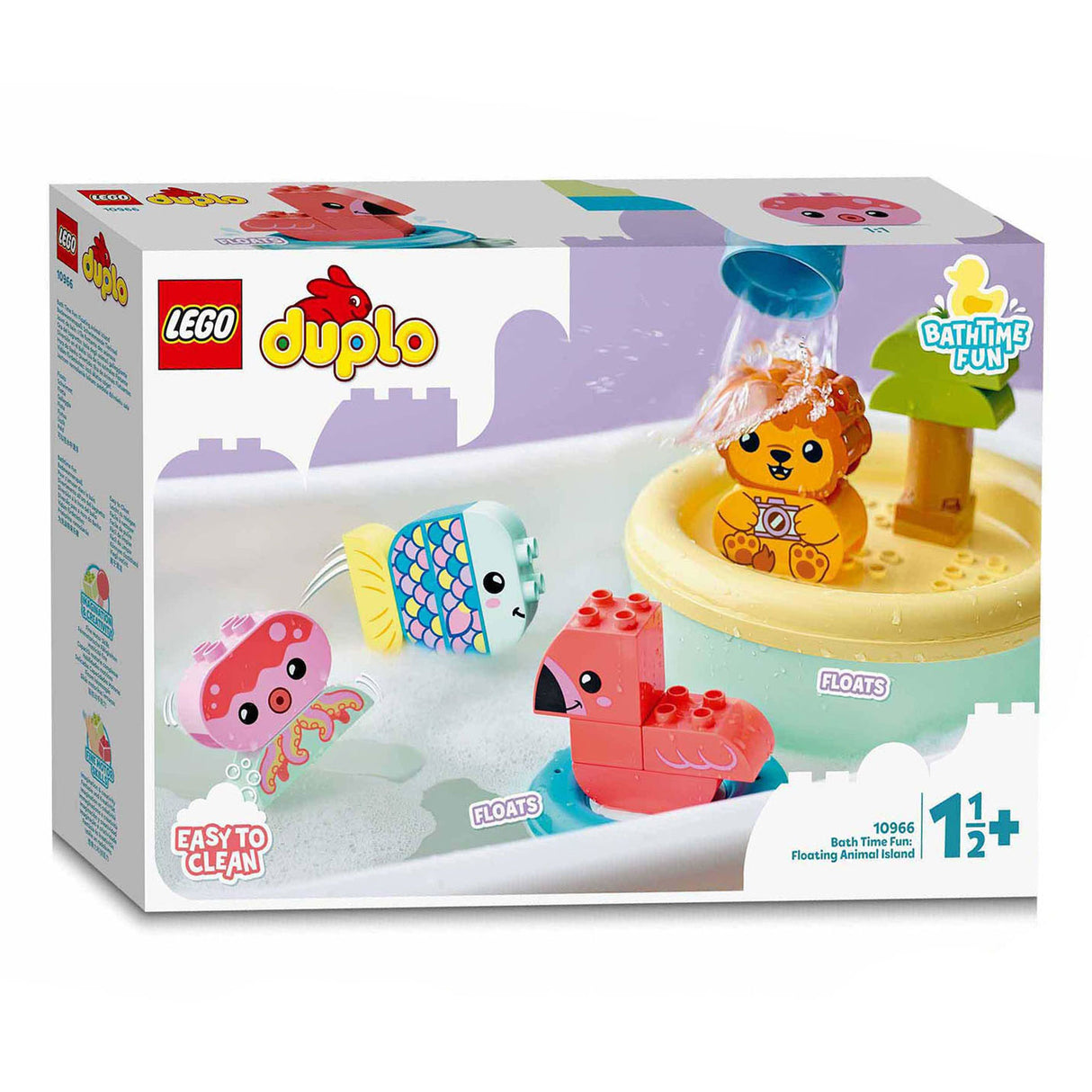 LEGO LEGO DUPLO 10966 PRET EN BOAD: ISLAND DE ANIMAL FLOTING