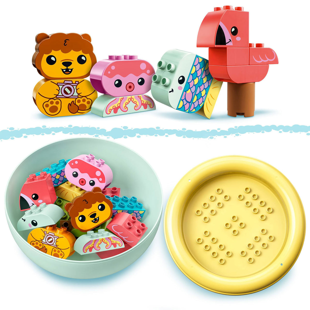 Lego duplo 10966 pret in bad: drijvend diereneiland