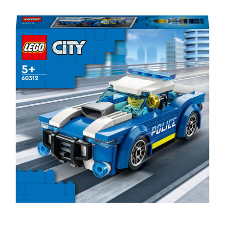 Lego ® city politiewagen 60312 bouwset voor kinderen vanaf 5 jaar; inclusief een minifiguur van een politieagent met een zaklamp en politiepet (94 onderdelen)