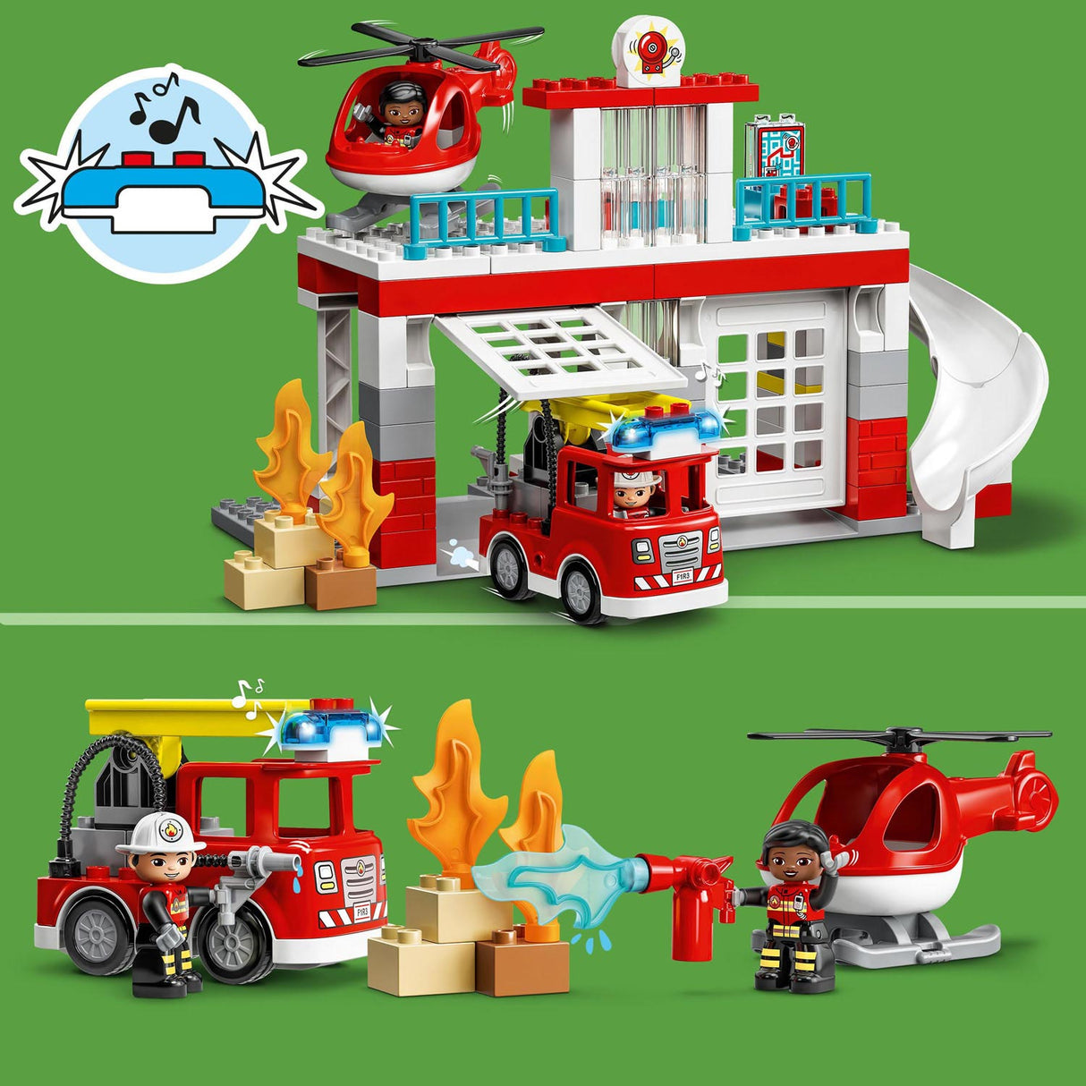 LEGO LEGO DUPLO 10970 Fire station Helicopter