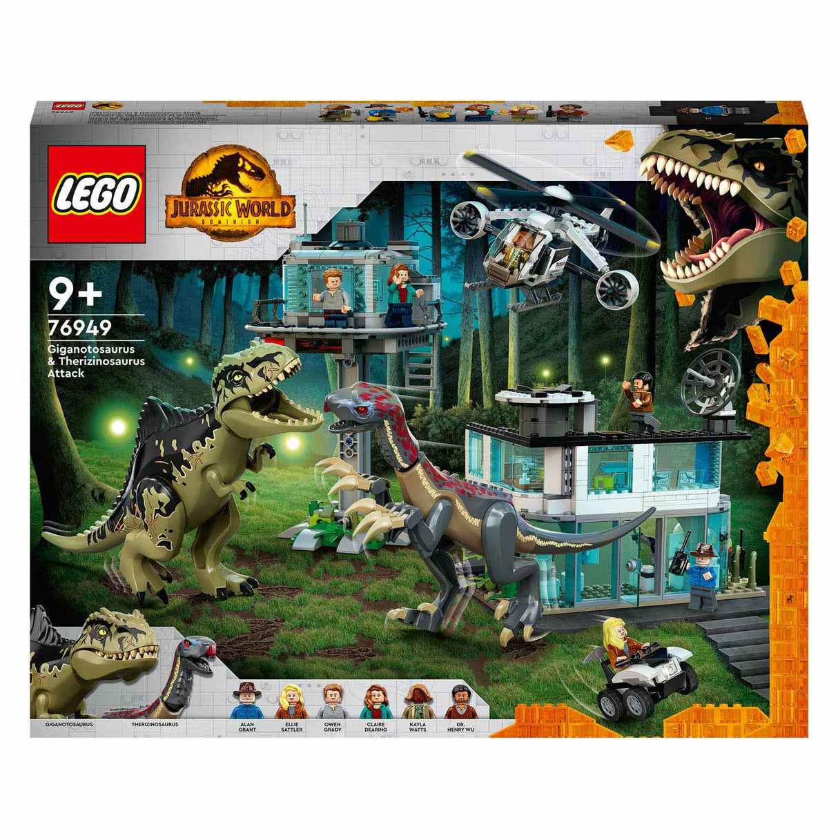 Lego Lego Jurassic 76949 Giganoto Therizinosaurus útok