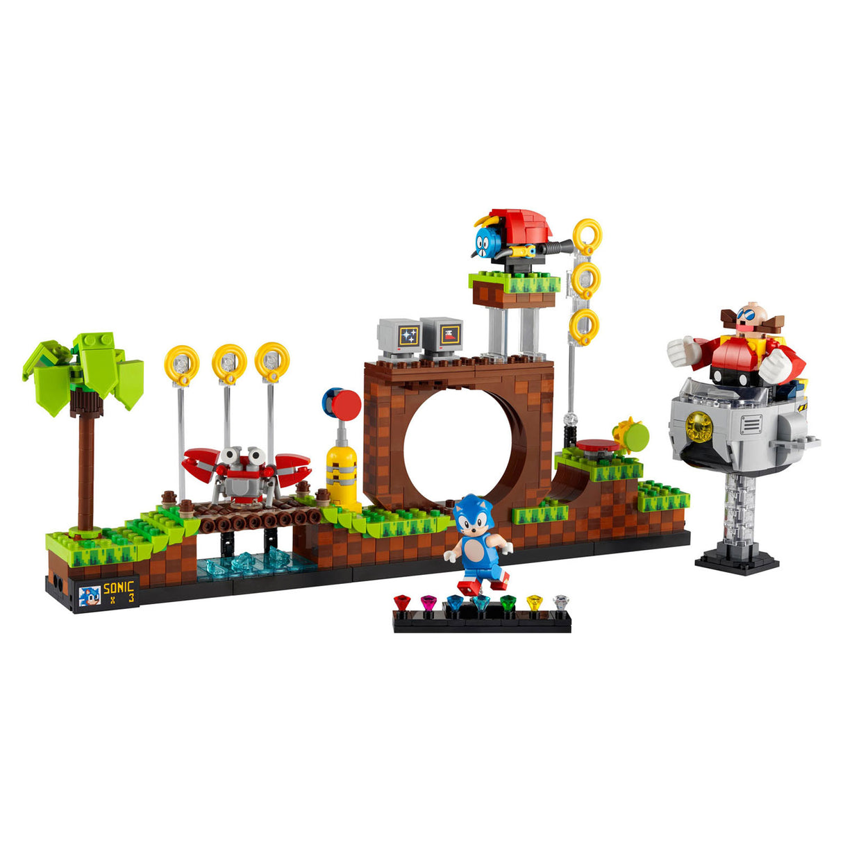 Lego Lego 21331 La zona di Hedgehog Green Hill