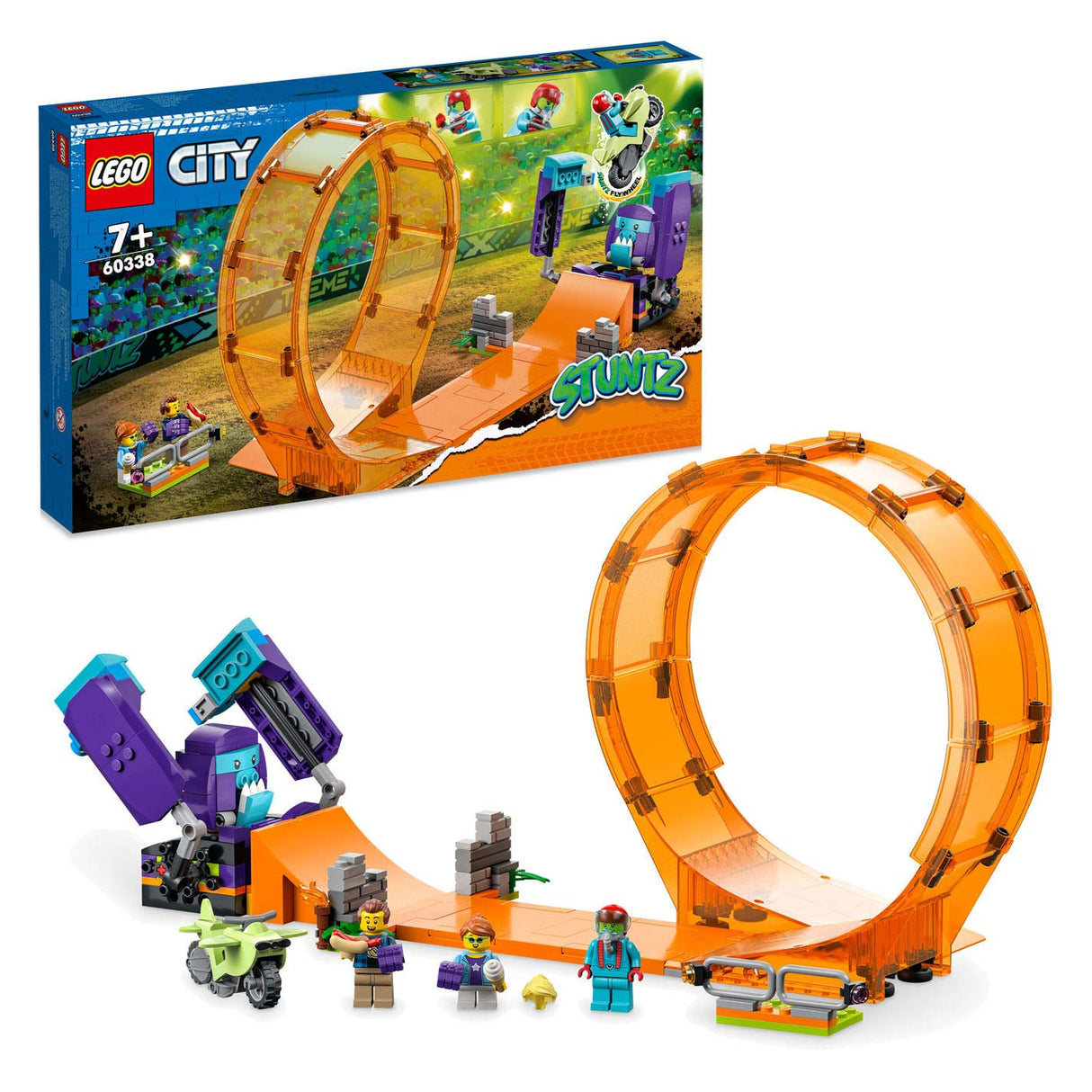 LEGO LEGO CITY 60338 Crossing Chimpanzee Stunt Loop