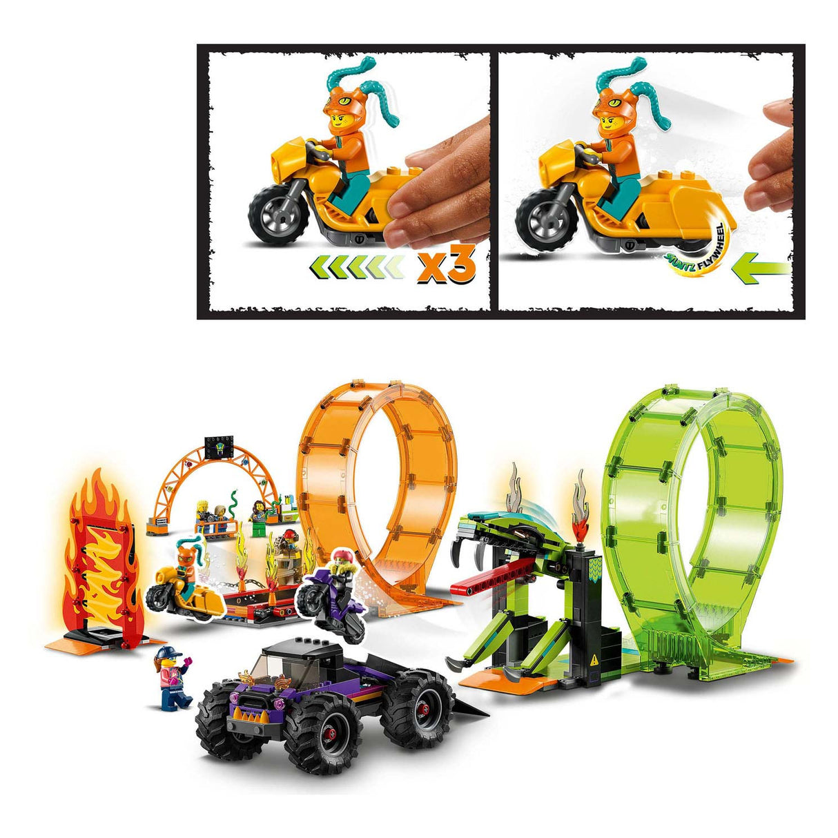 LEGO LEGO CITY 60339 Double Look Stunt Arena