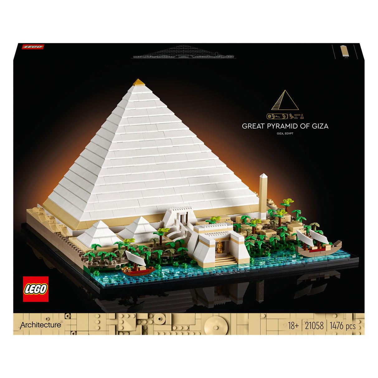 Lego Lego Architecture 21058 Stor pyramide av Gizeh