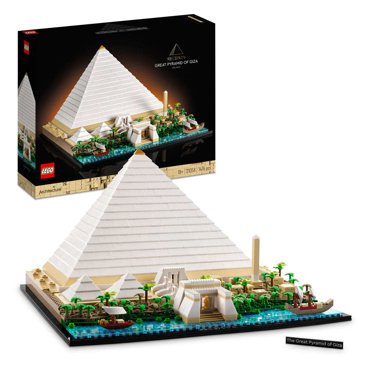 Lego Lego Architecture 21058 Stor pyramide av Gizeh