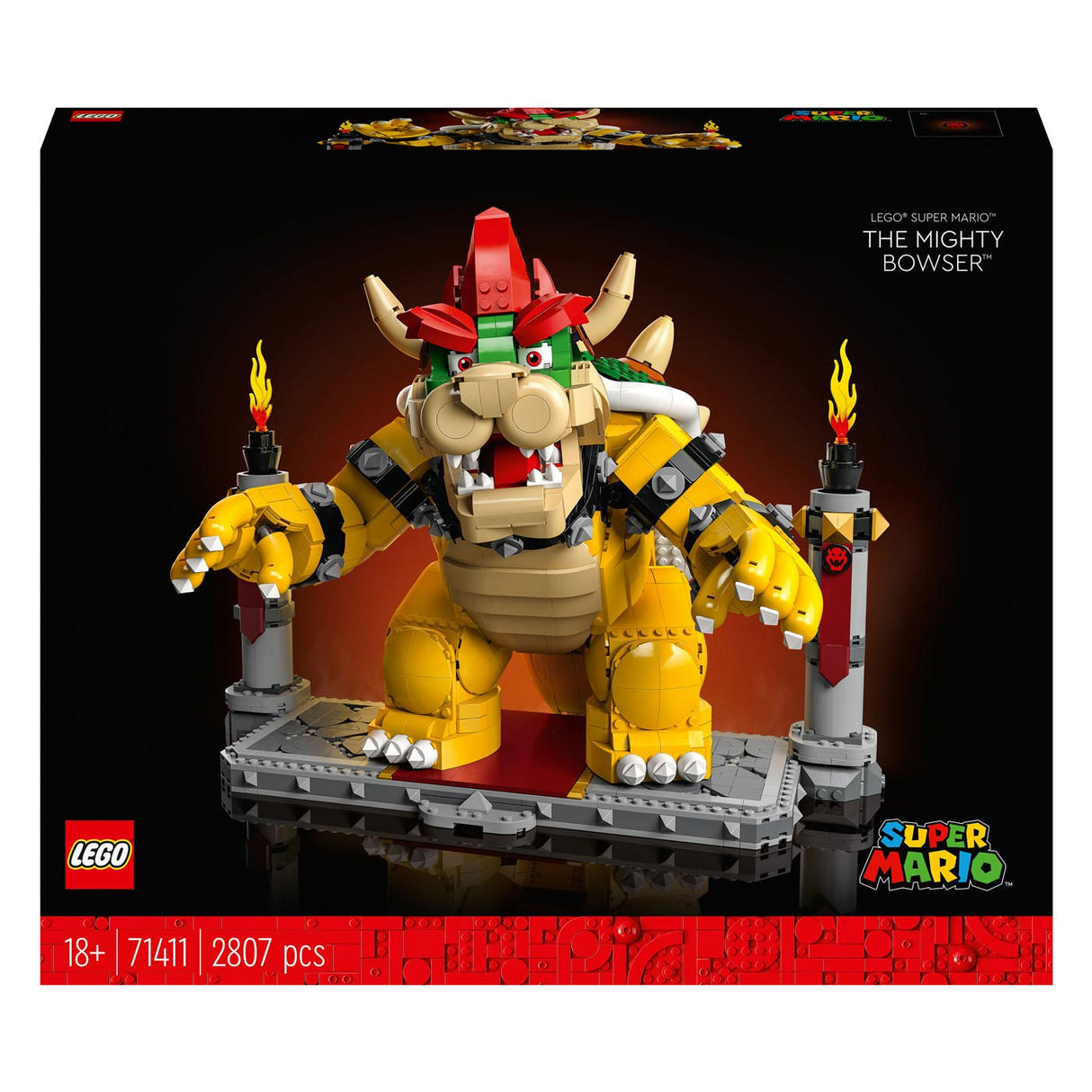 Lego Lego Super Mario 71411 The Mighty Bowser Model Construction Set