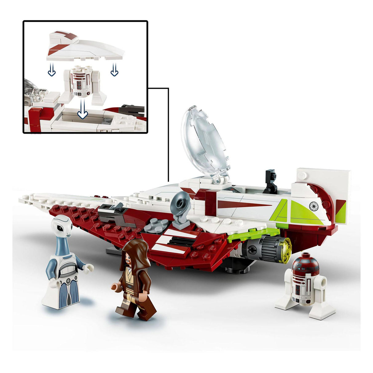 Lego Lego Star Wars 75333 The Jedi Starfighter Obi-Wan Kenobi