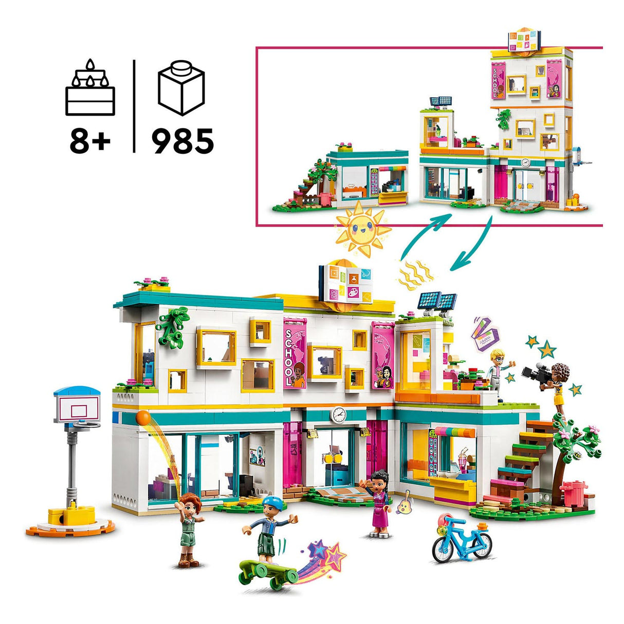 Lego Lego Frënn 41731 Häerzen internationale Schoul