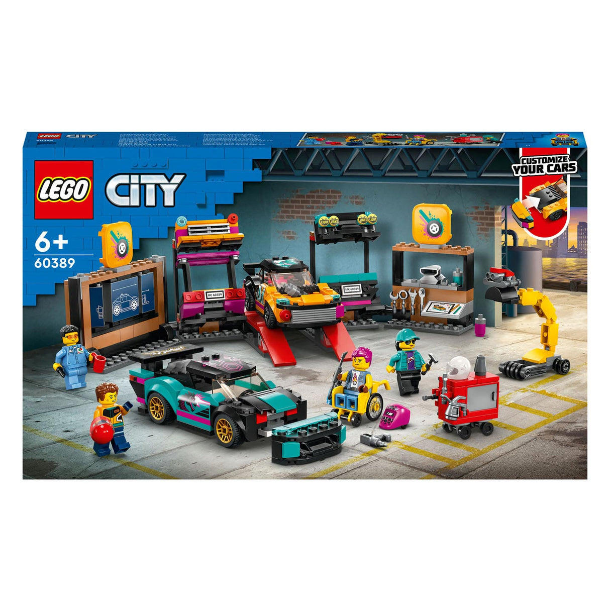 LEGO LEGO CITY 60389 Garage per auto regolabili