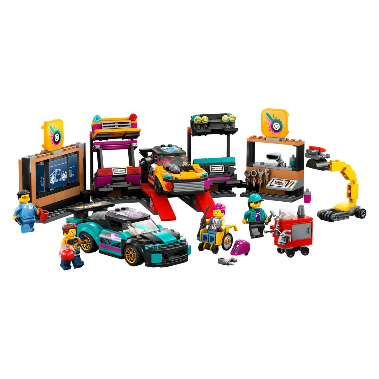 LEGO LEGO CITY 60389 Garage per auto regolabili