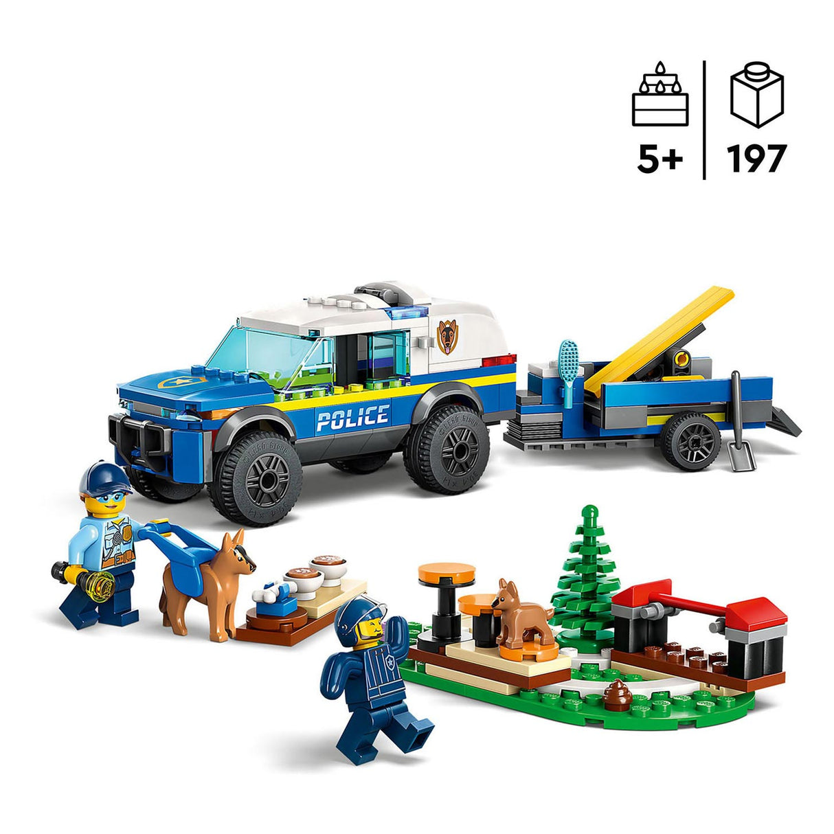 Lego Lego City 60369 Mobilní výcvik pro policejní psy