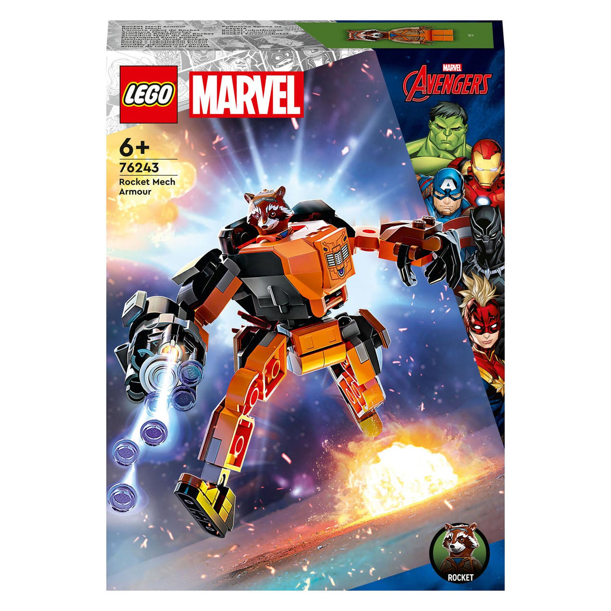 Lego Lego Avengers 76243 Raketový mechanis