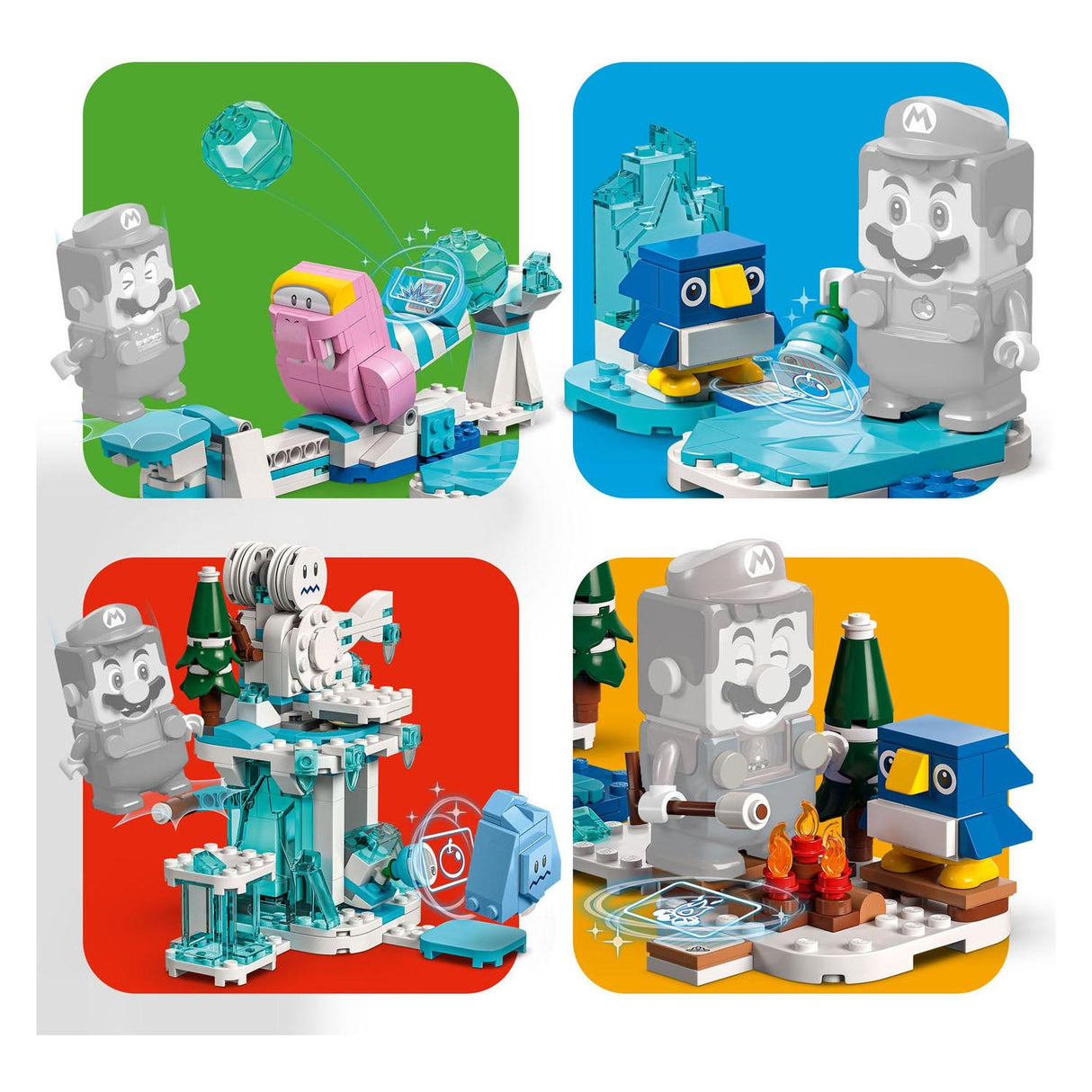 Lego Lego Super Mario 71417 Set di espansione: Fliprus Snow Adventure