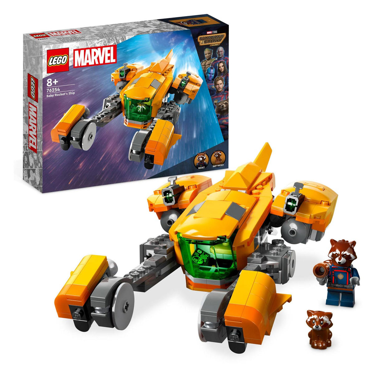 Lego Lego Super Helden 76254 De Puppelchen Rakéit Schëff