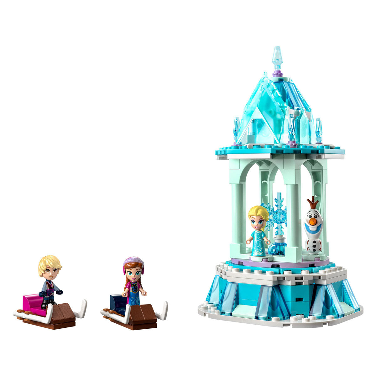 Lego Lego Princess 43218 The Magical Merry -Go -round av Anna og Elsa