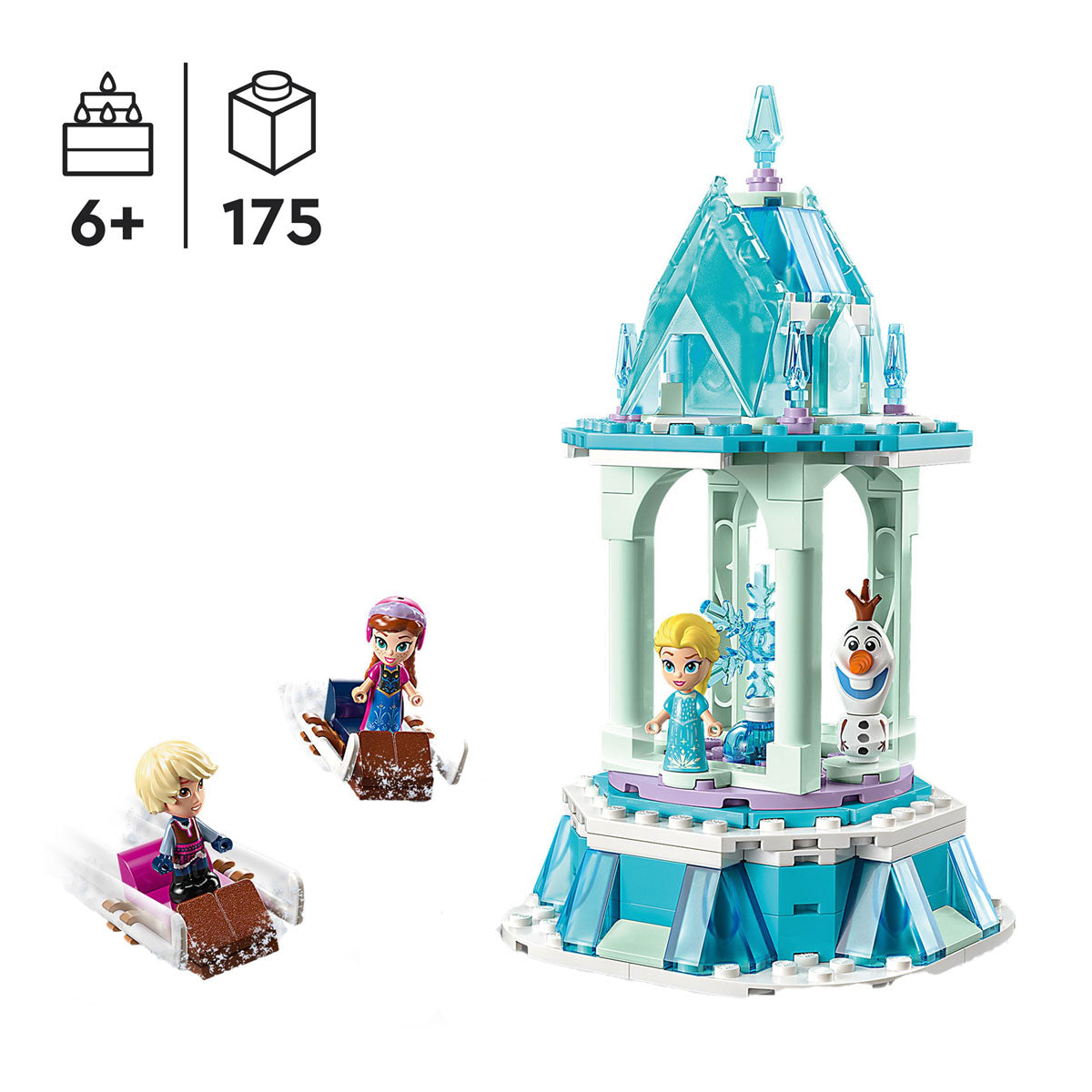 LEGO LEGO Prinzessin 43218 DIE MAGICAL FROME -GO -ROUND VON ANNA UND ELSA