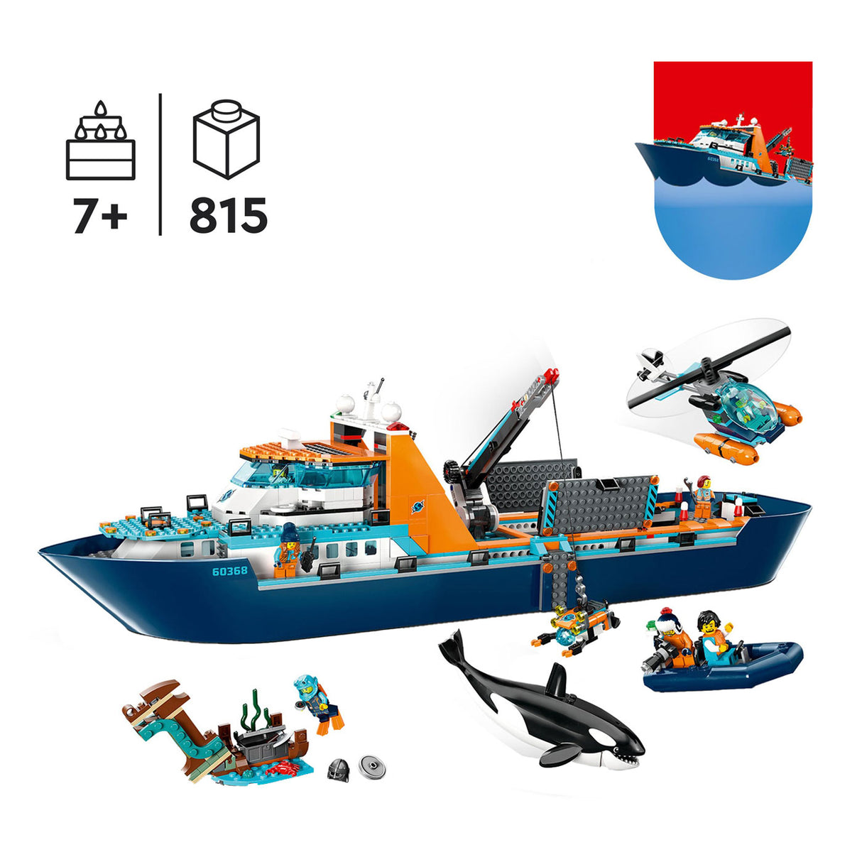 LEGO LEGO CITY 60368 Polární výzkumná loď