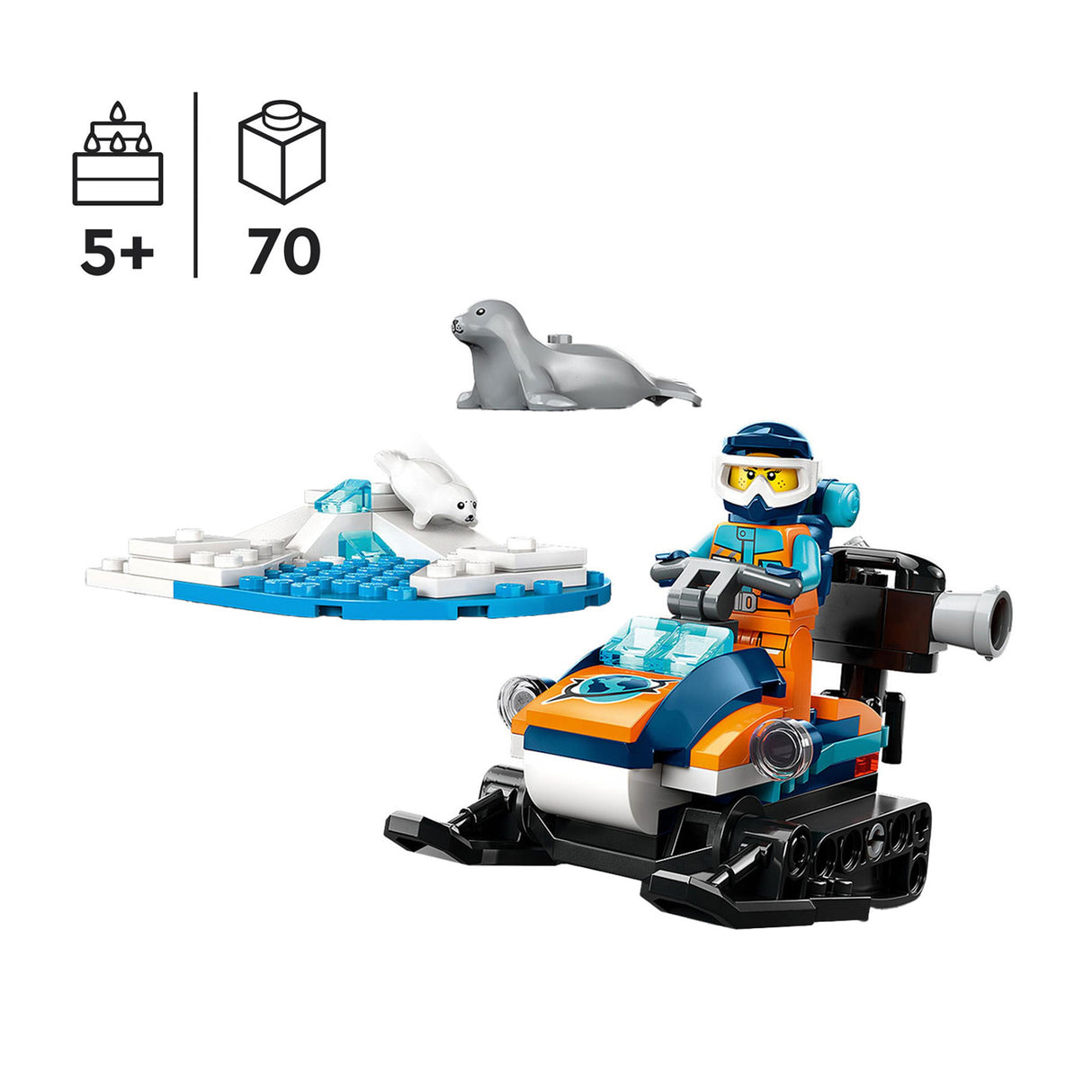 Sněžný skútr Lego Lego City 60376 pro polární výzkum