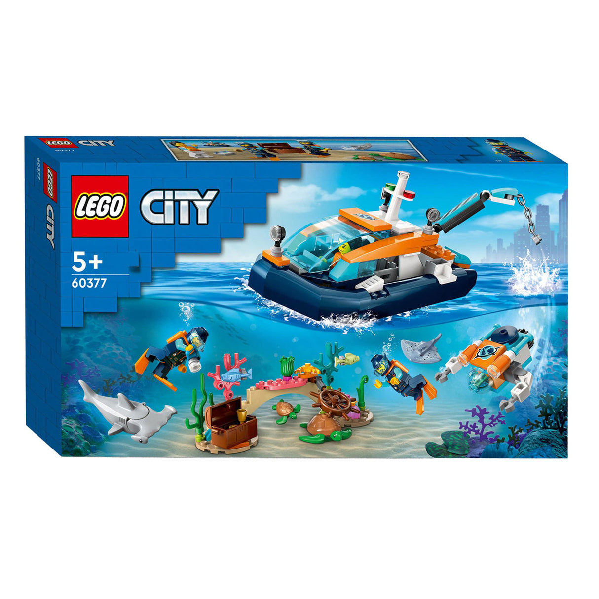 LEGO LEGO CITY 60377 Boat di immersioni da ricognizione