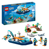 LEGO LEGO CITY 60377 Boat di immersioni da ricognizione