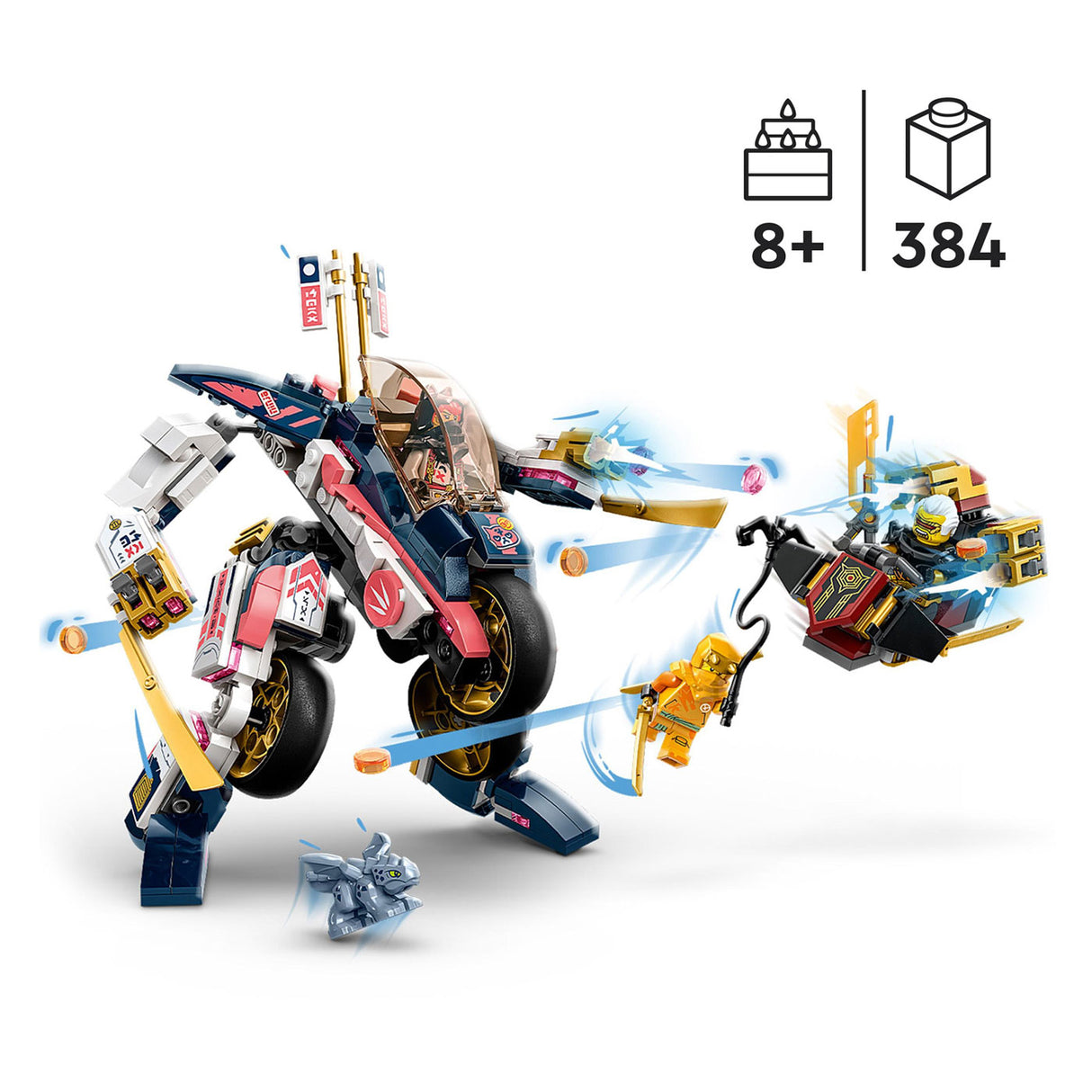 LEGO LEGO NINJAGO 71792 Motore di meccanismo di trasformazione di Sora