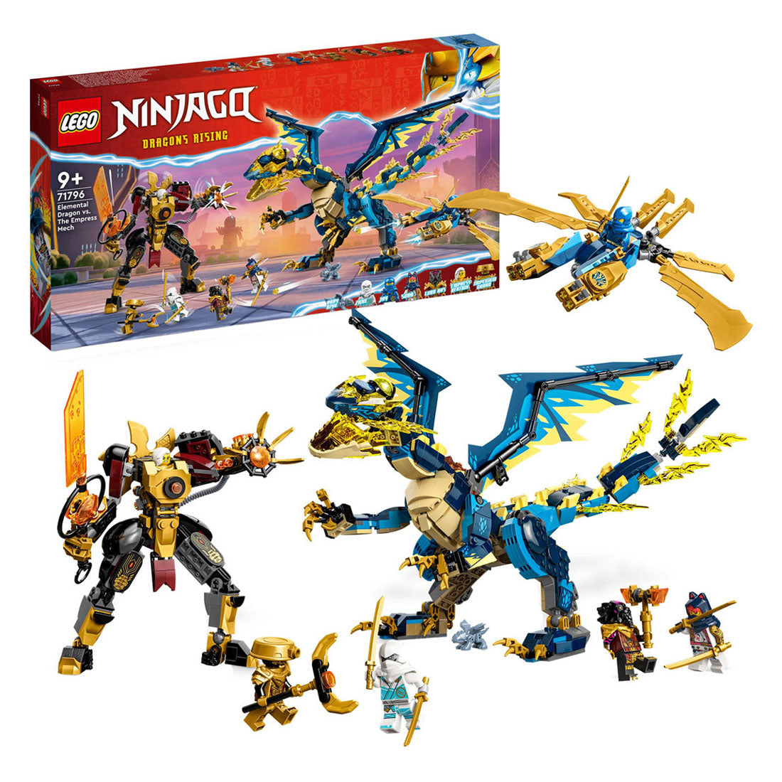 LEGO LEGO NINJAGO 71796 Element Dragon vs. Il mecha dell'imperatrice