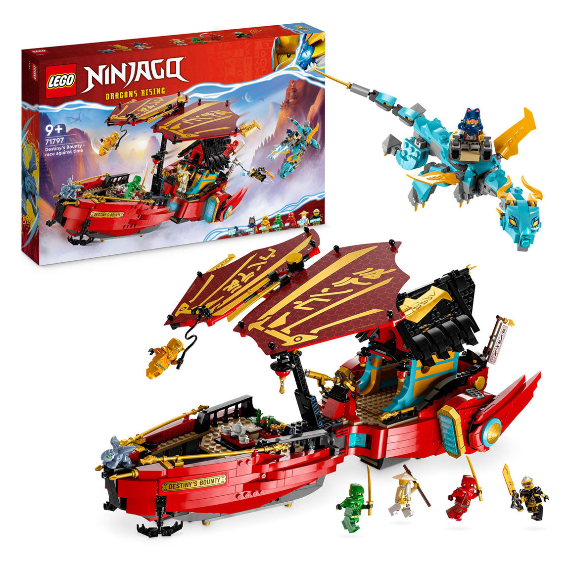 Lego Lego Ninjago 71797 Destiny's Bounty -Race contro l'orologio