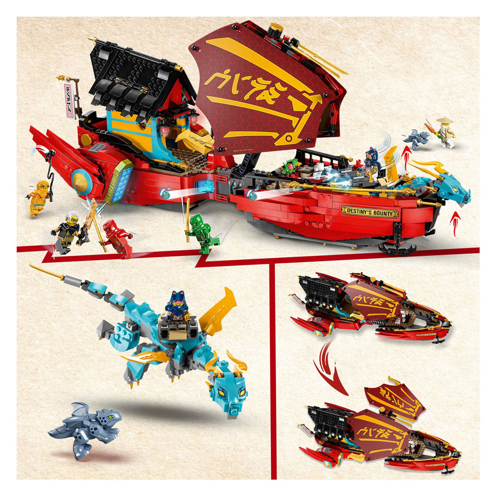 Lego Lego Ninjago 71797 Destiny's Bounty -Race contro l'orologio