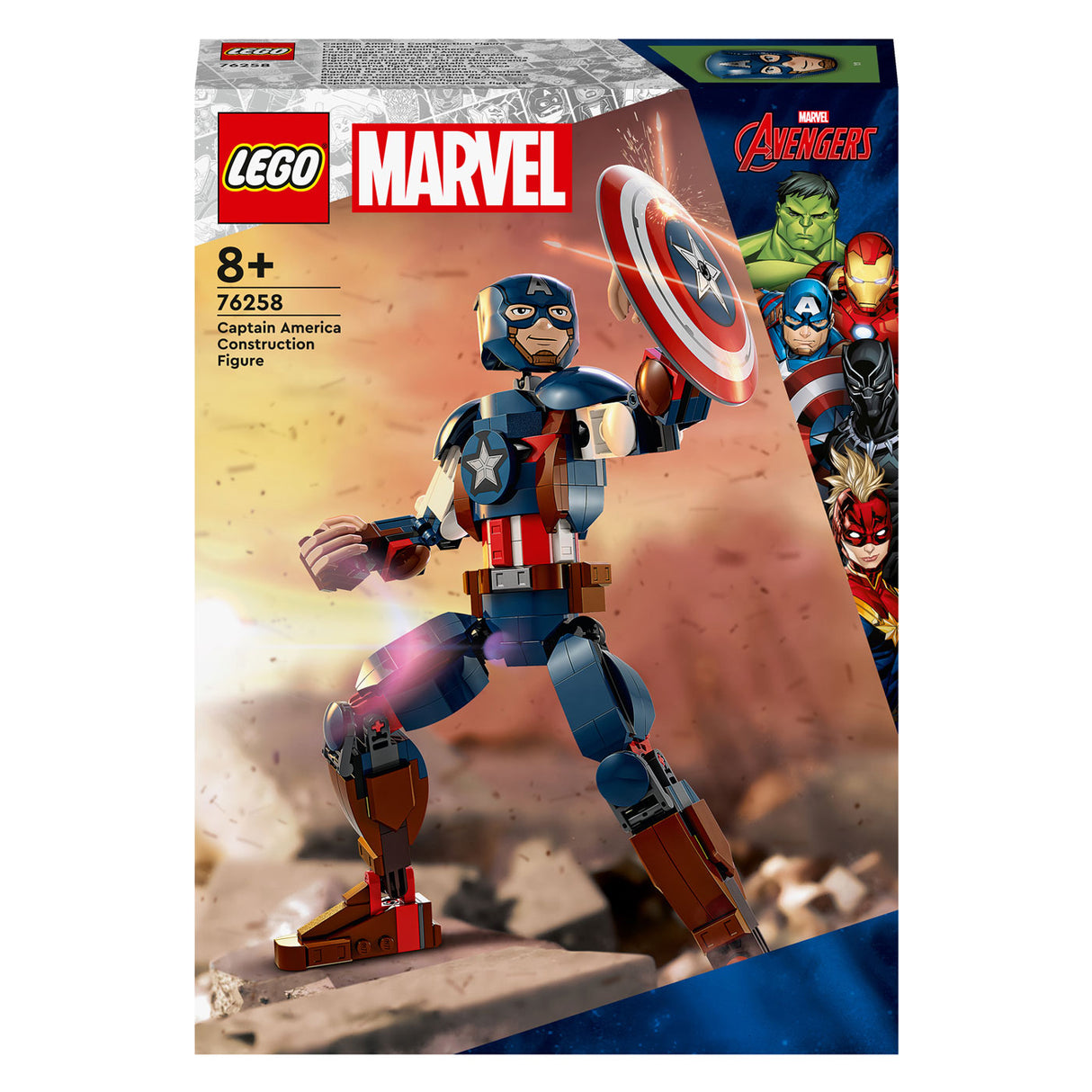 Lego Lego Super Heroes 76258 Captain America Figura da costruzione