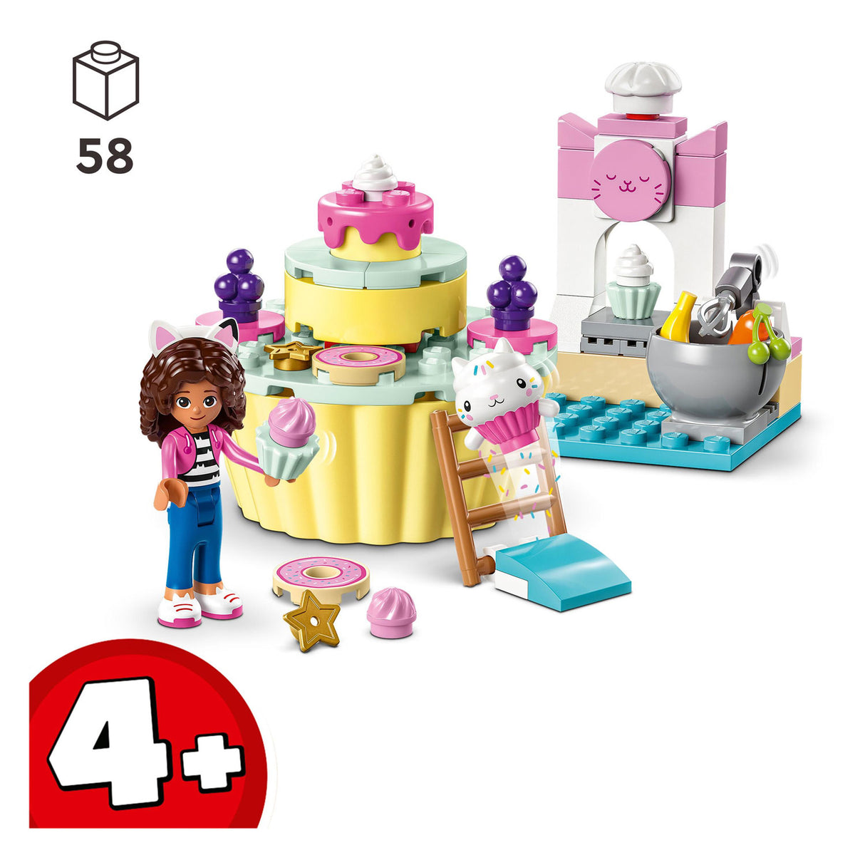 LEGO LEGO GABBY'S Dollhouse 10785 Bacs avec Pakey