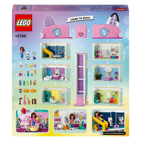 Lego gabby's poppenhuis gabby's poppenhuis speelgoed speelgoed met 4 minifiguren en accessoires voor kinderen 4+ - 10788
