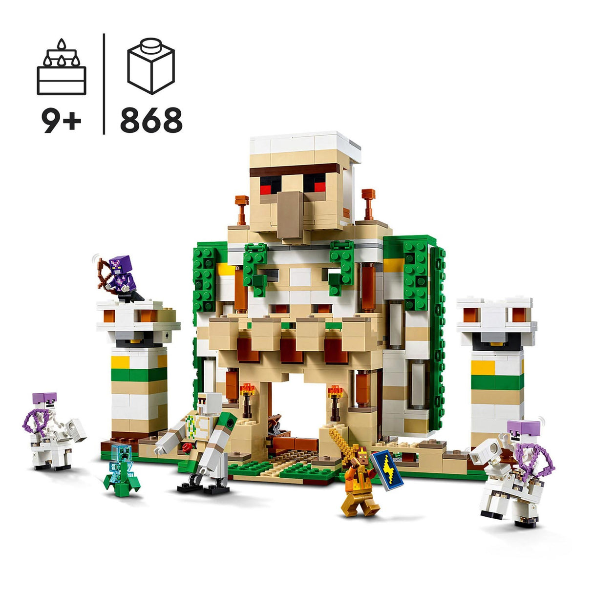 Lego Minecraft 21250 The Ijzergolemfort