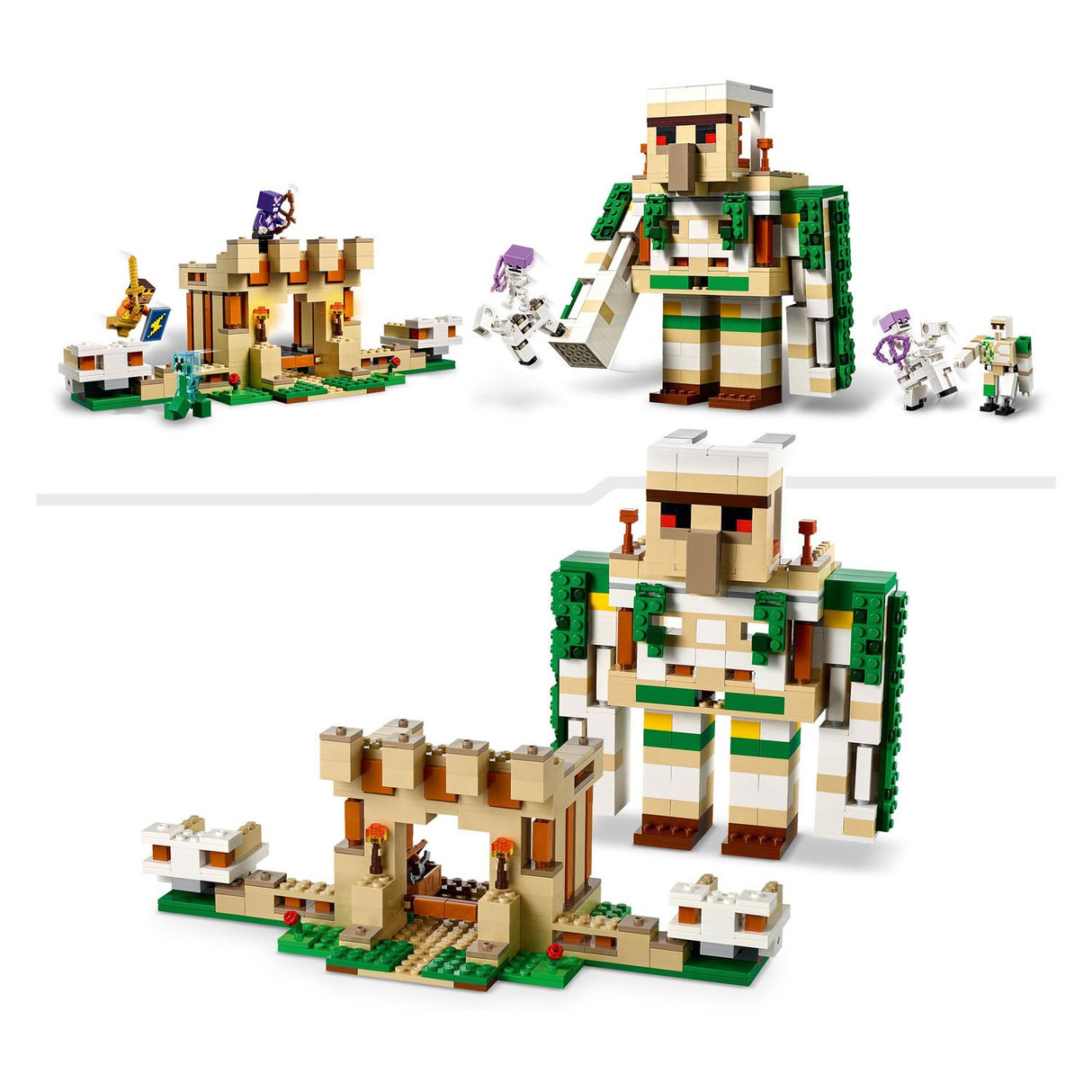 Lego Minecraft 21250 The Ijzergolemfort