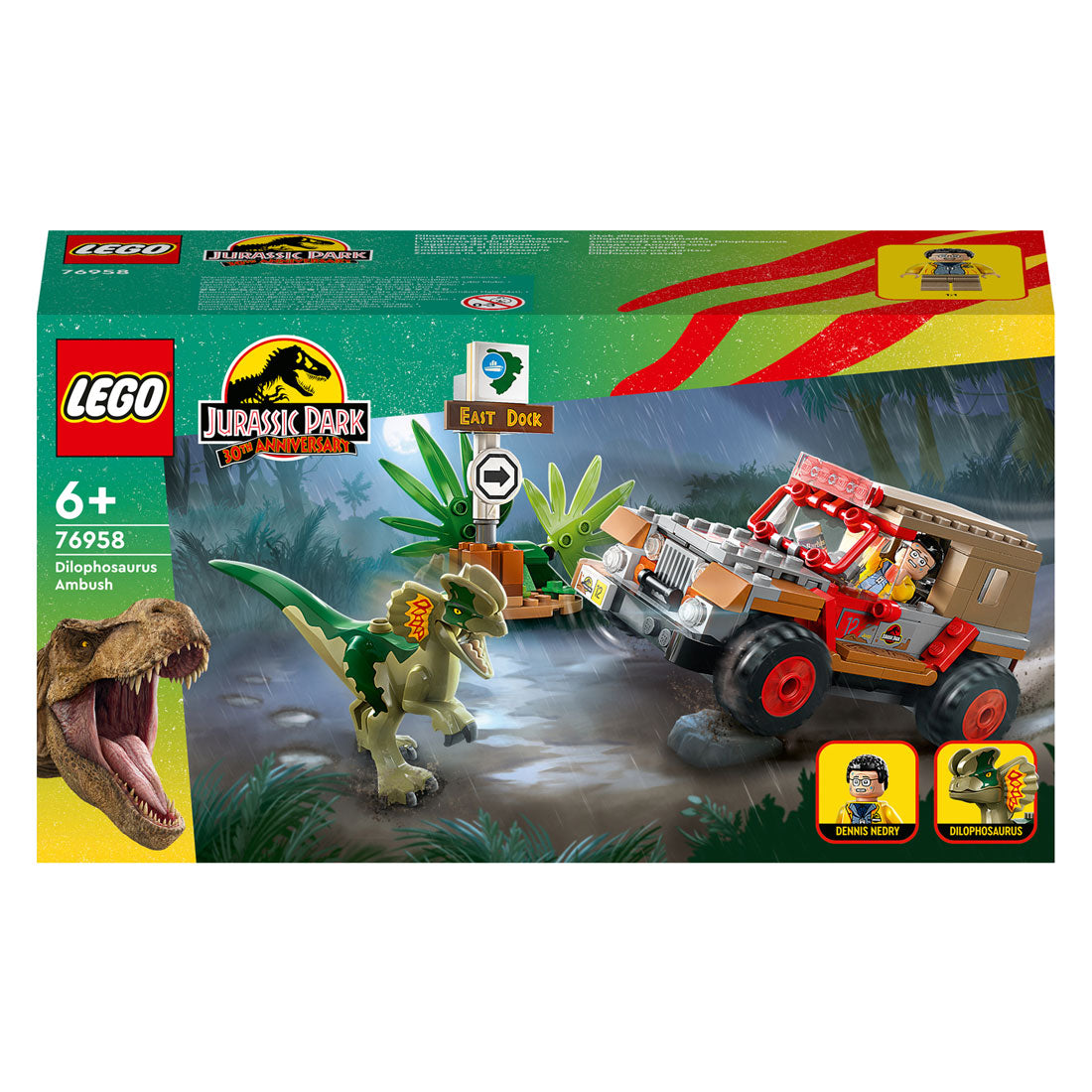 Lego Lego jurassic Park 76958 Dilophosaurier Amush