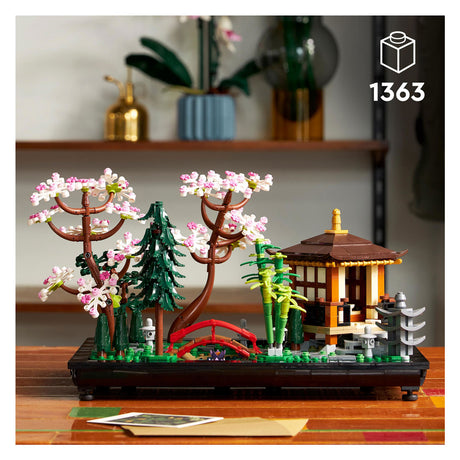 Lego icons rustgevende tuin botanisch mindfulness bouwpakket voor volwassenen - 10315